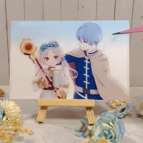 Frieren Himmel Lenticular Card