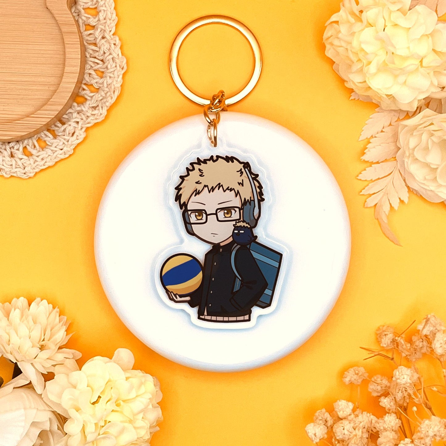 [Haikyu] Tsukishima Keychain